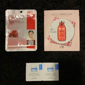 Face masks & moisture cream